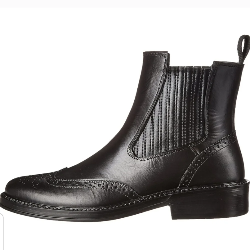 KENNETH COLE REACTION Men's Make A Splash Black Rain Shoe / Rainboots